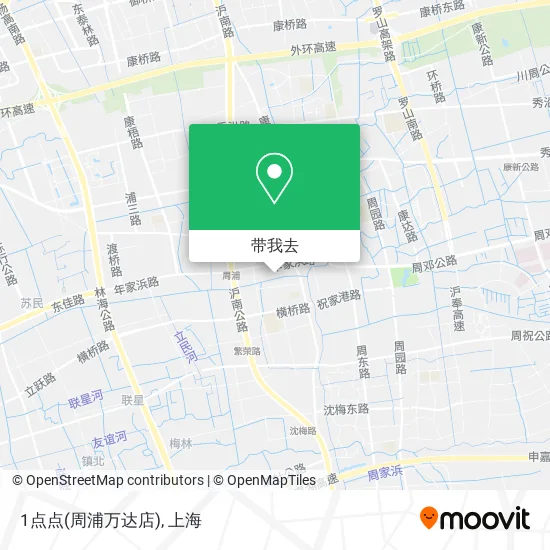 1点点(周浦万达店)地图