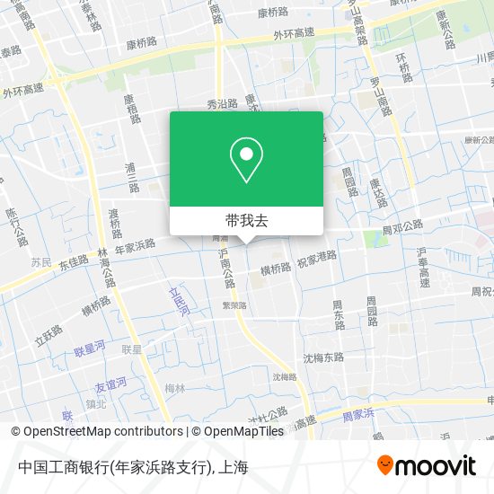 中国工商银行(年家浜路支行)地图