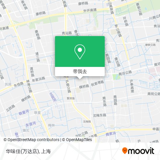 华味佳(万达店)地图