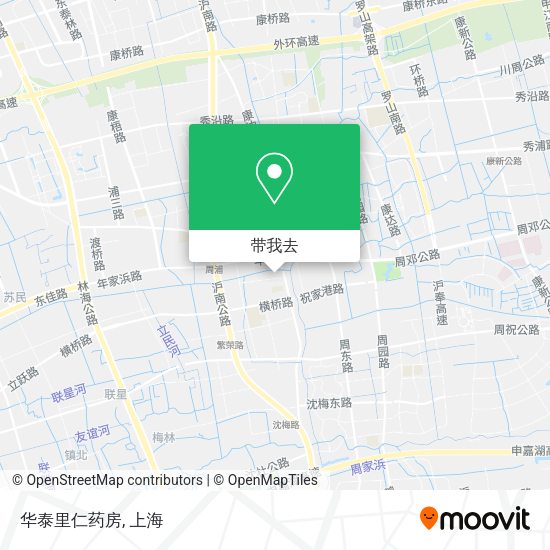 华泰里仁药房地图