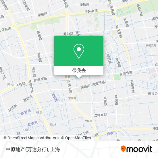 中原地产(万达分行)地图