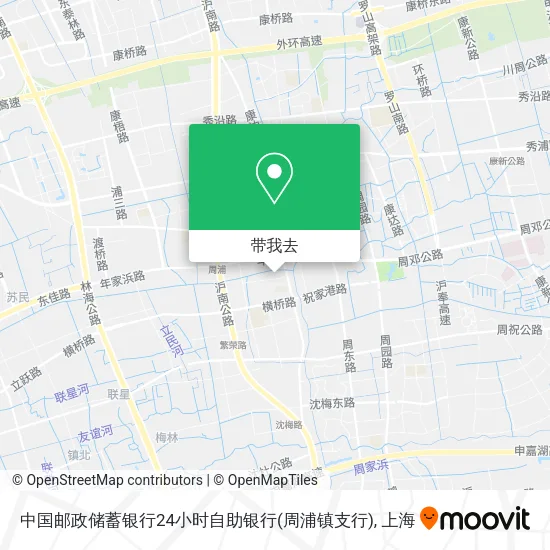 中国邮政储蓄银行24小时自助银行(周浦镇支行)地图