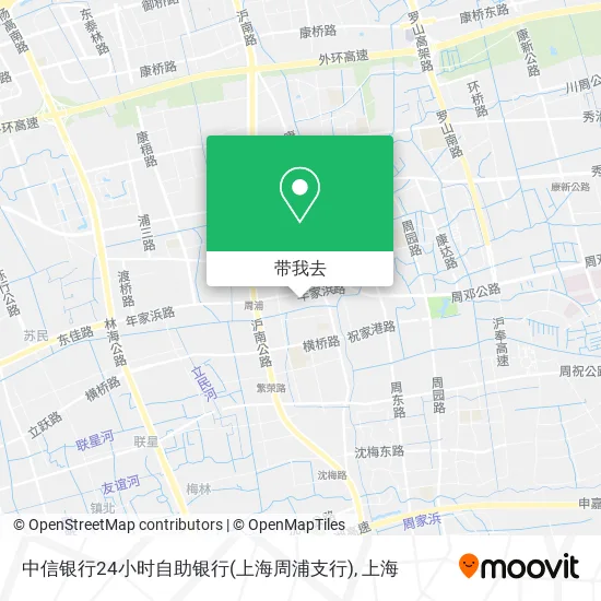 中信银行24小时自助银行(上海周浦支行)地图