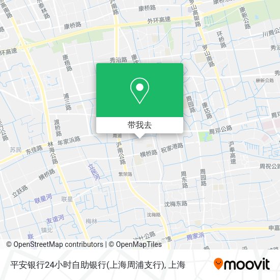 平安银行24小时自助银行(上海周浦支行)地图
