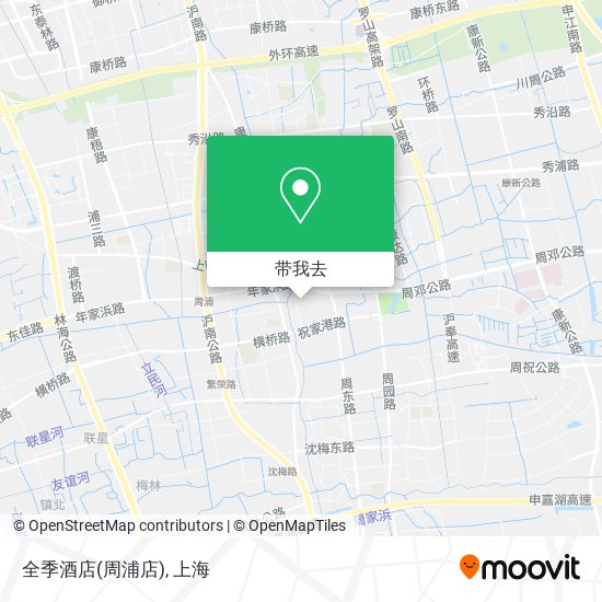 全季酒店(周浦店)地图