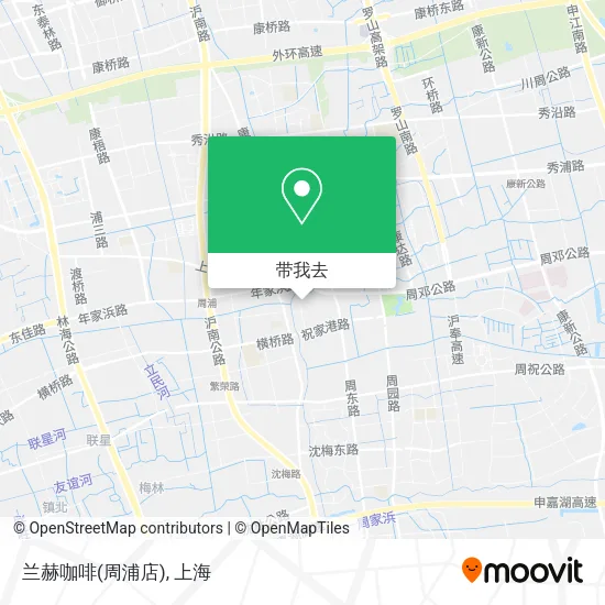 兰赫咖啡(周浦店)地图