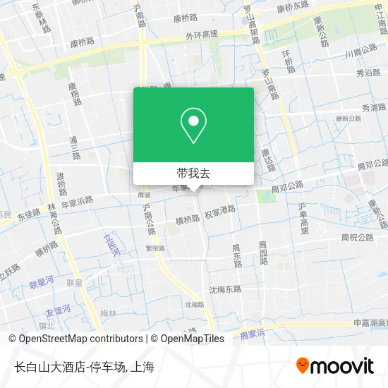 长白山大酒店-停车场地图