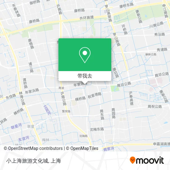 小上海旅游文化城地图