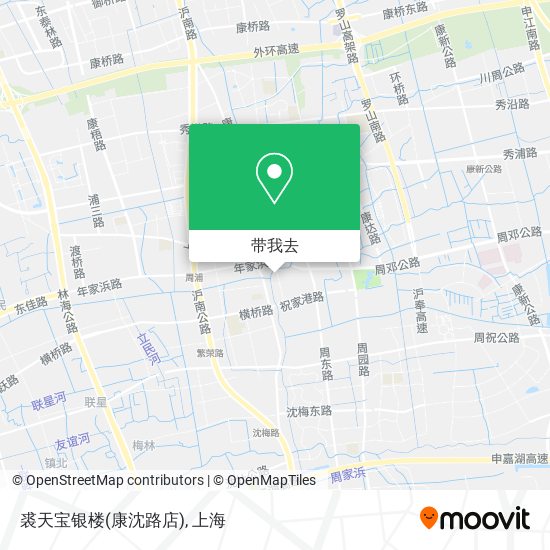 裘天宝银楼(康沈路店)地图