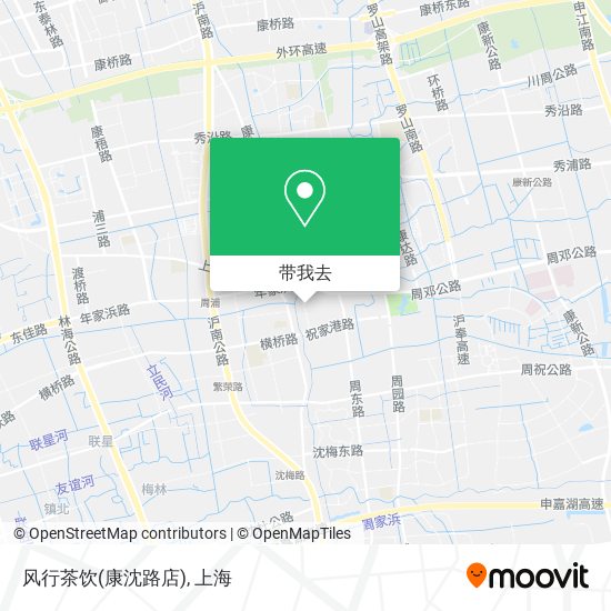 风行茶饮(康沈路店)地图