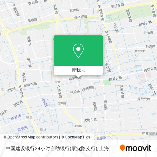 中国建设银行24小时自助银行(康沈路支行)地图