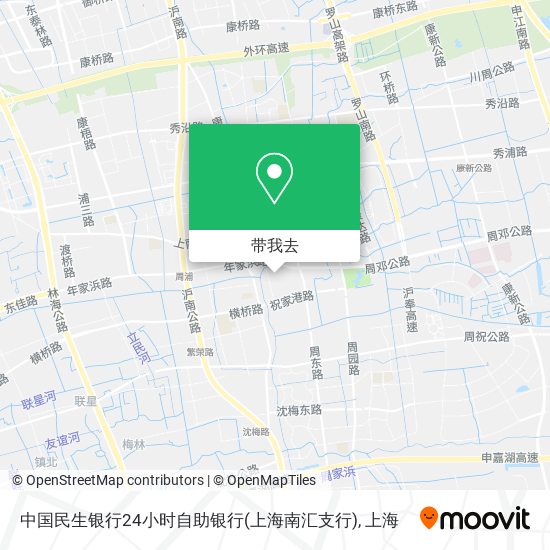 中国民生银行24小时自助银行(上海南汇支行)地图