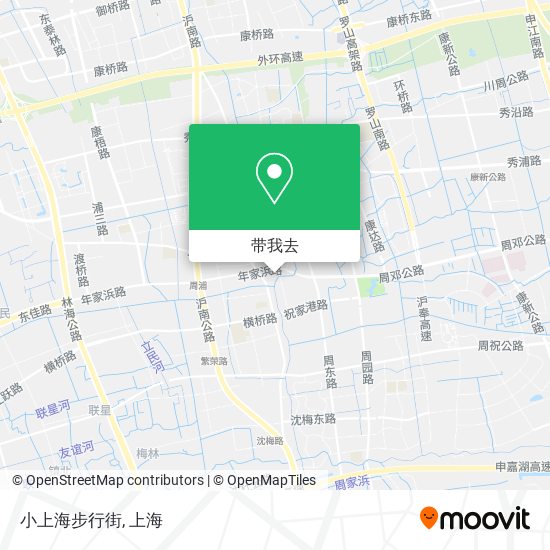 小上海步行街地图