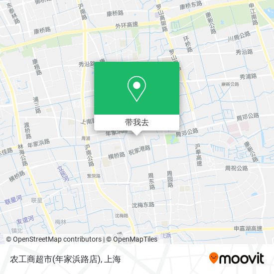 农工商超市(年家浜路店)地图