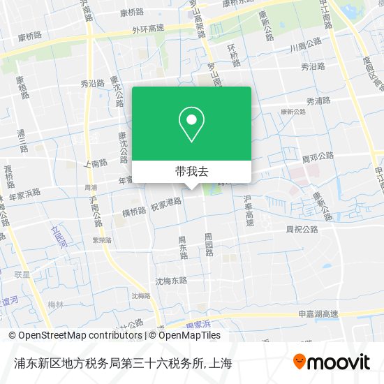浦东新区地方税务局第三十六税务所地图