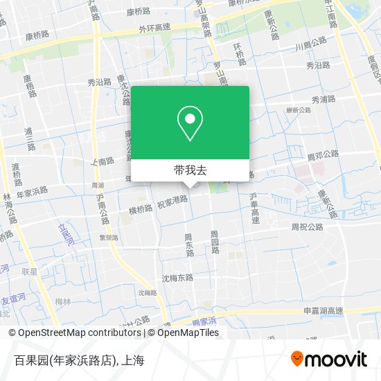 百果园(年家浜路店)地图