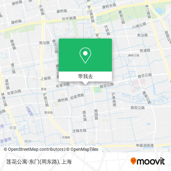 莲花公寓-东门(周东路)地图