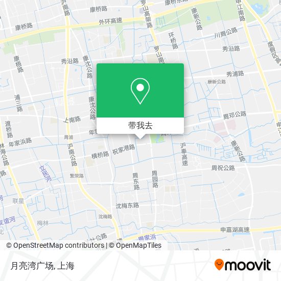 月亮湾广场地图