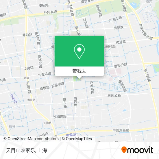天目山农家乐地图
