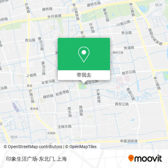 印象生活广场-东北门地图