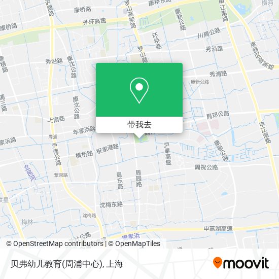 贝弗幼儿教育(周浦中心)地图