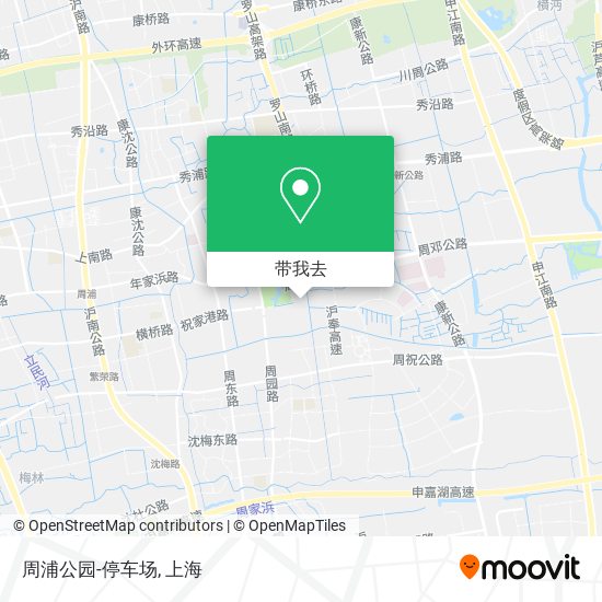 周浦公园-停车场地图