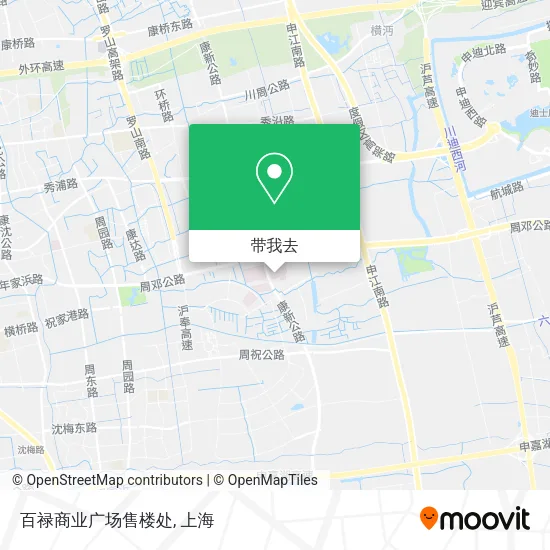 百禄商业广场售楼处地图