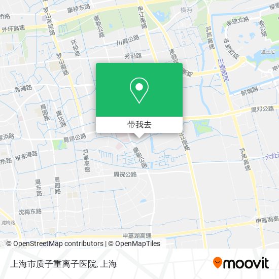 上海市质子重离子医院地图