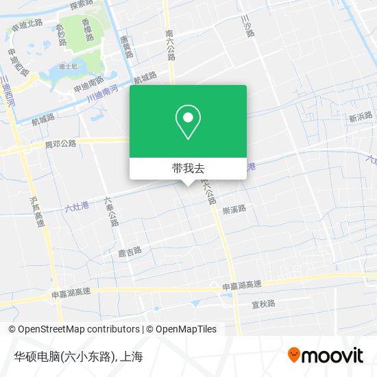 华硕电脑(六小东路)地图