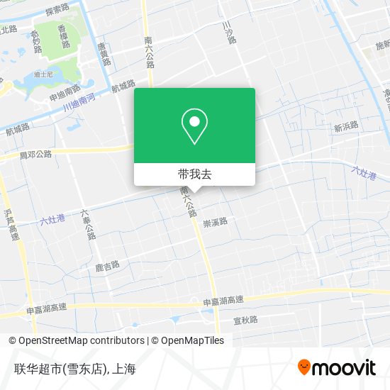 联华超市(雪东店)地图