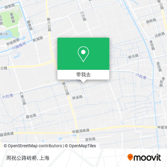 周祝公路砖桥地图