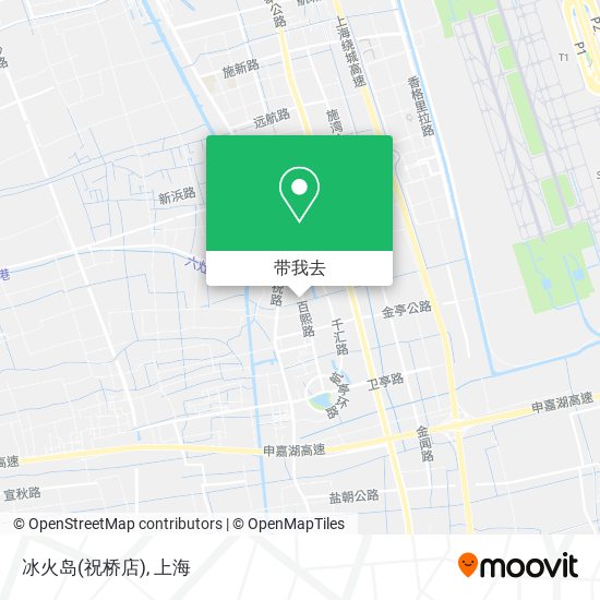 冰火岛(祝桥店)地图