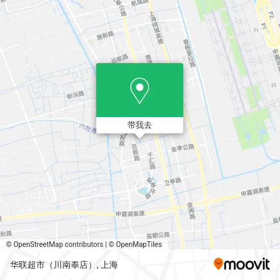 华联超市（川南奉店）地图