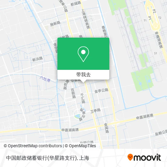 中国邮政储蓄银行(华星路支行)地图