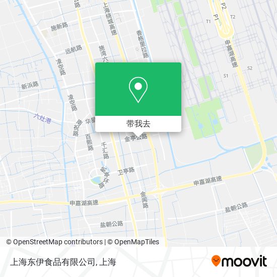 上海东伊食品有限公司地图