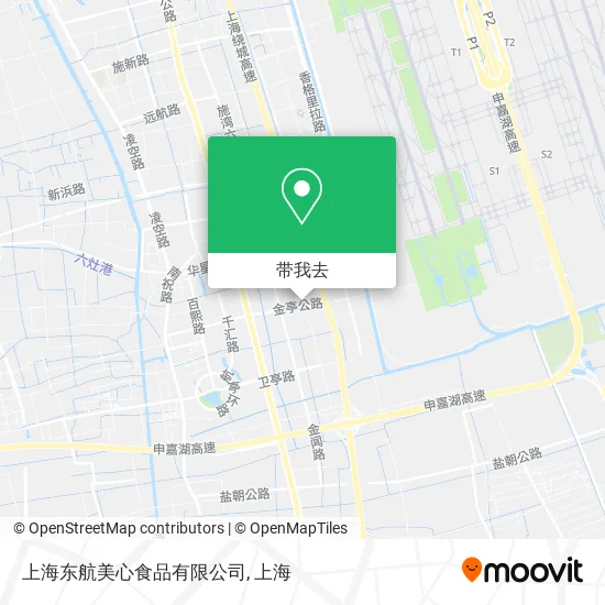 上海东航美心食品有限公司地图