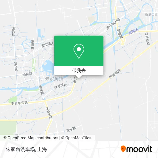朱家角洗车场地图