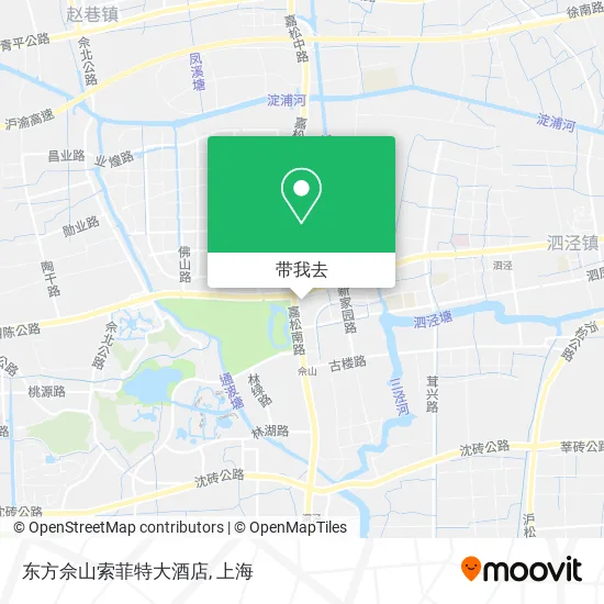 东方佘山索菲特大酒店地图