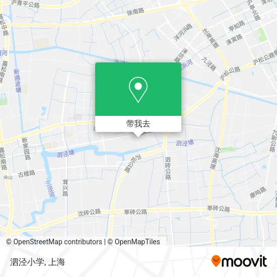 泗泾小学地图