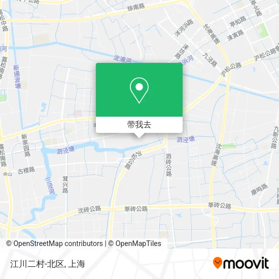 江川二村-北区地图