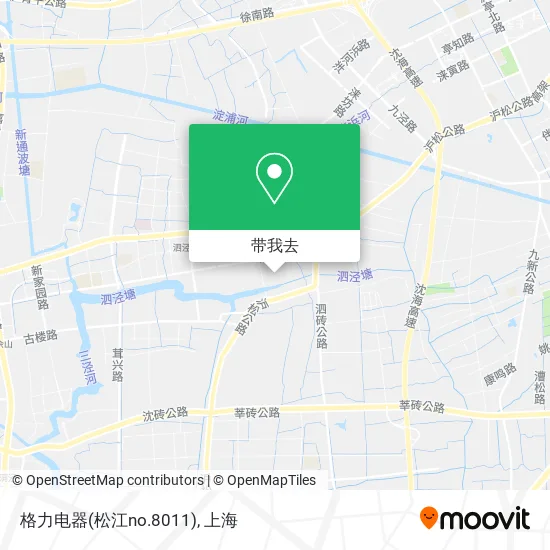 格力电器(松江no.8011)地图
