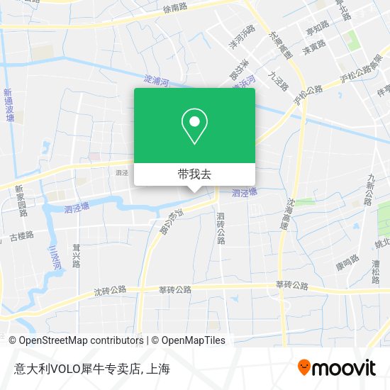意大利VOLO犀牛专卖店地图