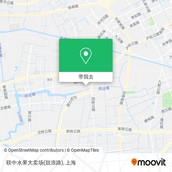 联中水果大卖场(鼓浪路)地图