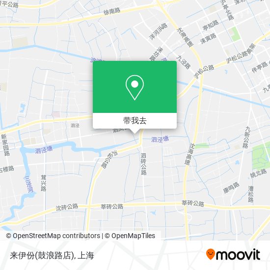来伊份(鼓浪路店)地图