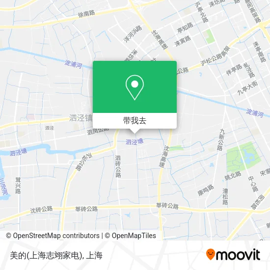 美的(上海志翊家电)地图