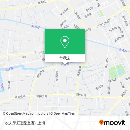 农夫果庄(泗泾店)地图