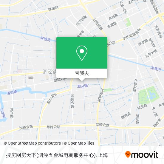 搜房网房天下(泗泾五金城电商服务中心)地图