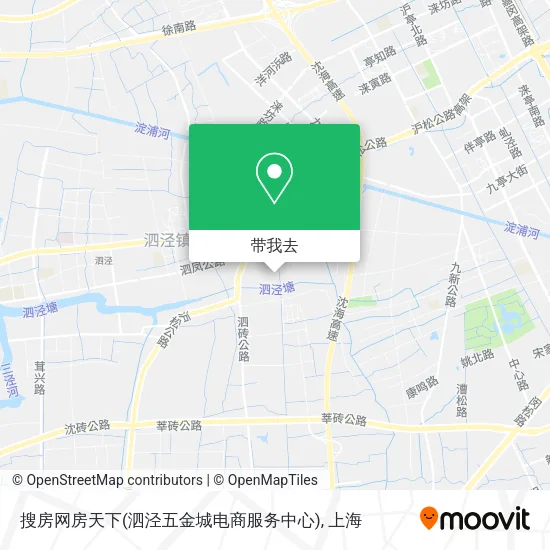 搜房网房天下(泗泾五金城电商服务中心)地图