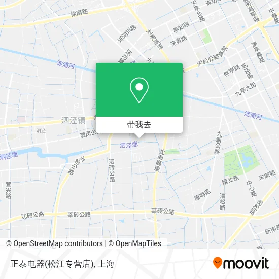 正泰电器(松江专营店)地图