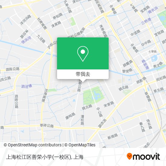 上海松江区善荣小学(一校区)地图